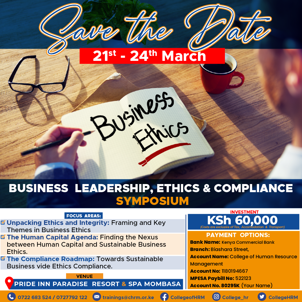 Business  Leadership,  Ethics and  Compliance  symposium